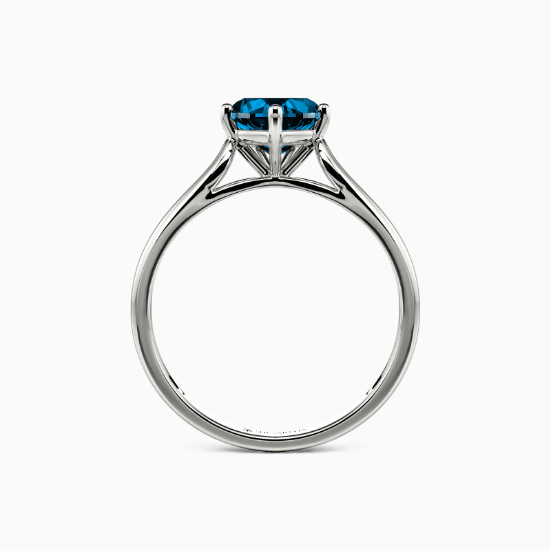 "Always Love You" Heart Cut Solitaire Engagement Ring