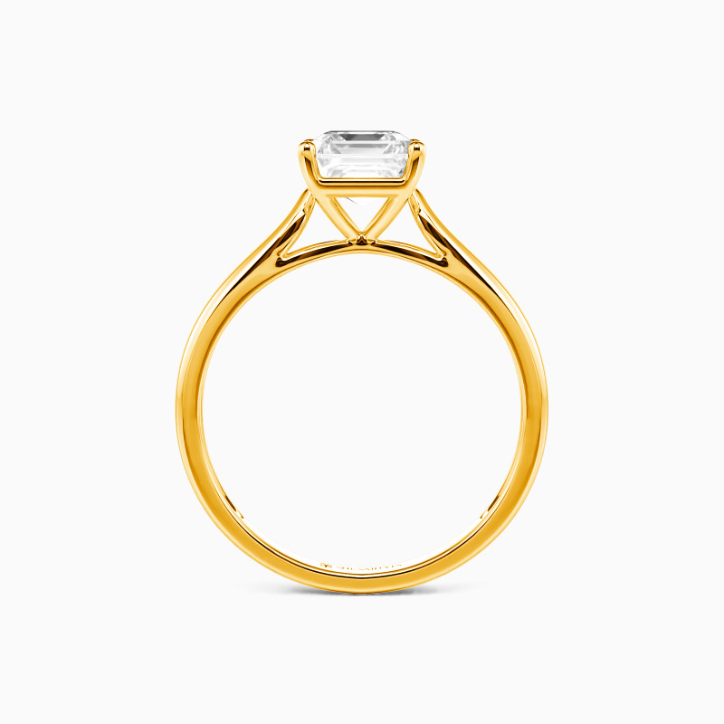 "Always Love You" 1.5ct Asscher Cut Solitaire Engagement Ring