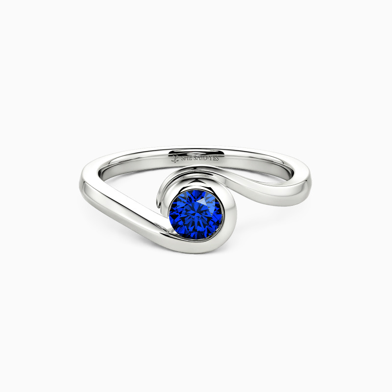 "Our True Destiny" 0.3ct Round Cut Solitaire Engagement Ring