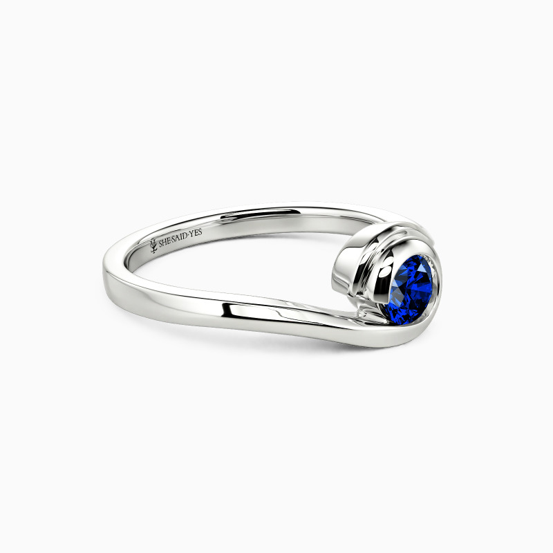 "Our True Destiny" 0.3ct Round Cut Solitaire Engagement Ring