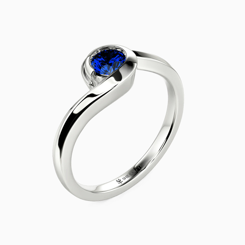 "Our True Destiny" 0.3ct Round Cut Solitaire Engagement Ring