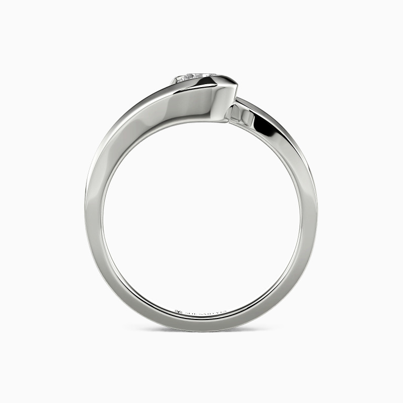 "Our True Destiny" 0.3ct Round Cut Solitaire Engagement Ring