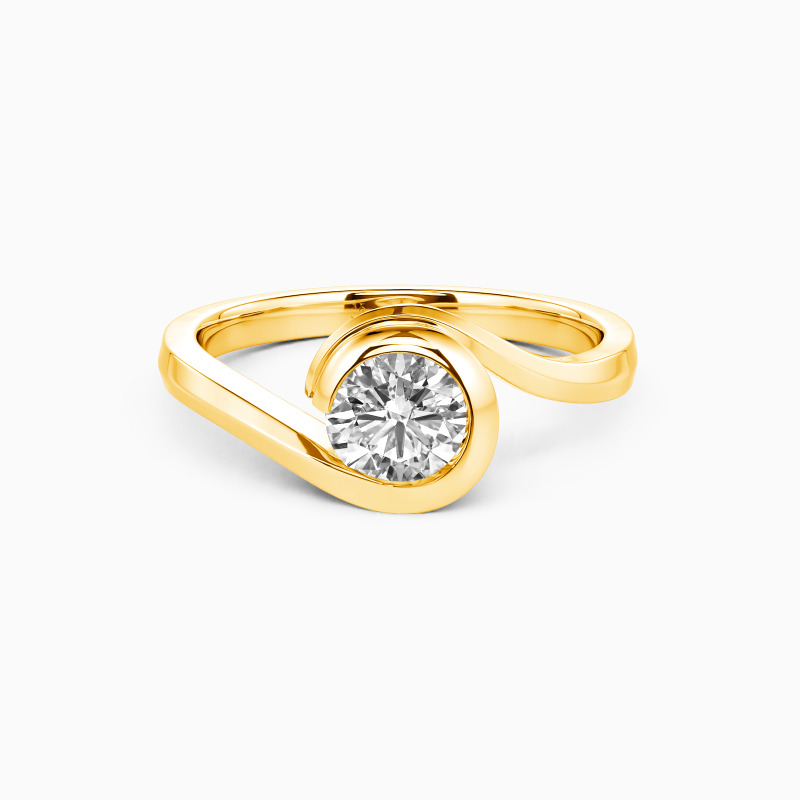 "Our True Destiny" 0.6ct Round Cut Solitaire Engagement Ring