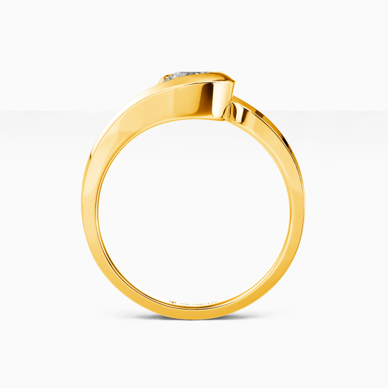 "Our True Destiny" 0.6ct Round Cut Solitaire Engagement Ring