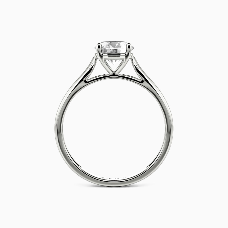 "Always Love You" 0.8ct Round Cut Solitaire Engagement Ring