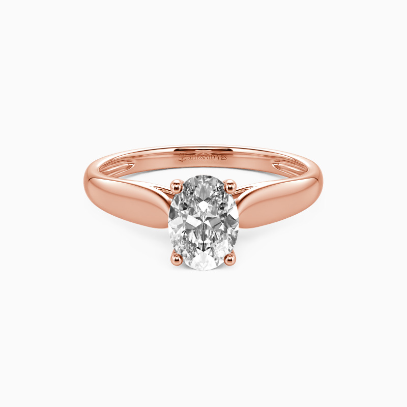 "Always Love You" 1ct Oval Cut Solitaire Engagement Ring