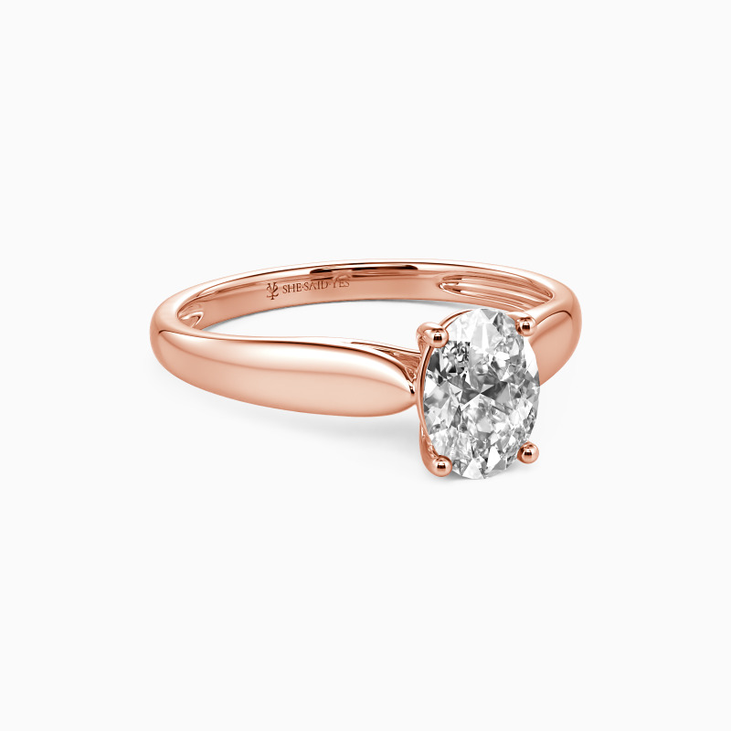 "Always Love You" 1ct Oval Cut Solitaire Engagement Ring