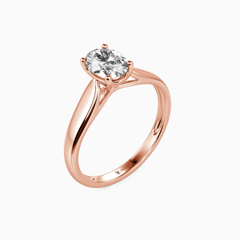 "Always Love You" 1ct Oval Cut Solitaire Engagement Ring