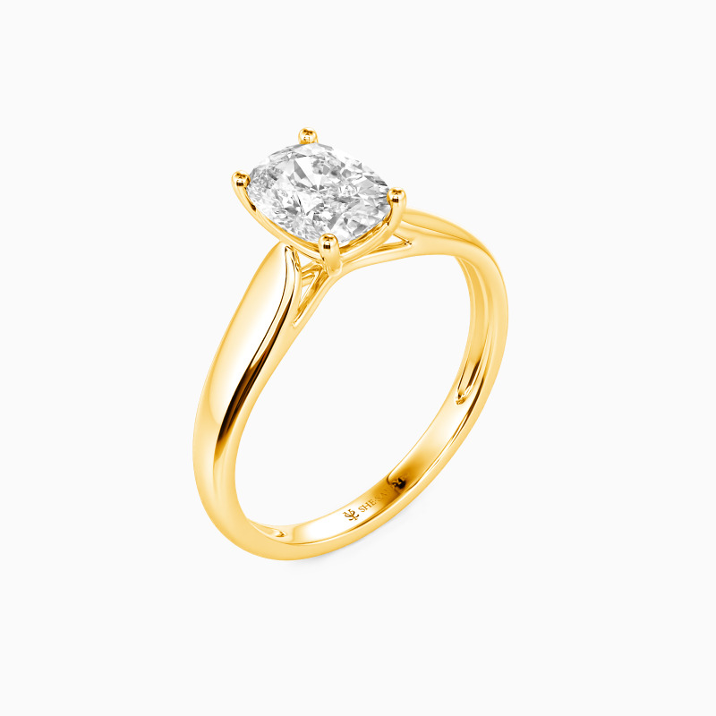 "Always Love You" 3ct Elongated Cushion Solitaire Engagement Ring