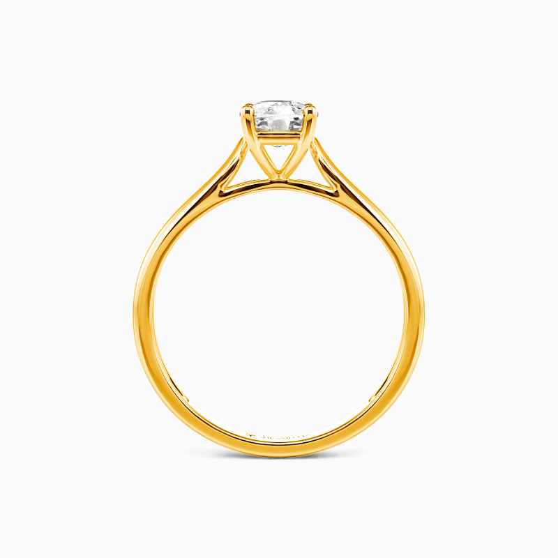 "Always Love You" 3ct Elongated Cushion Solitaire Engagement Ring