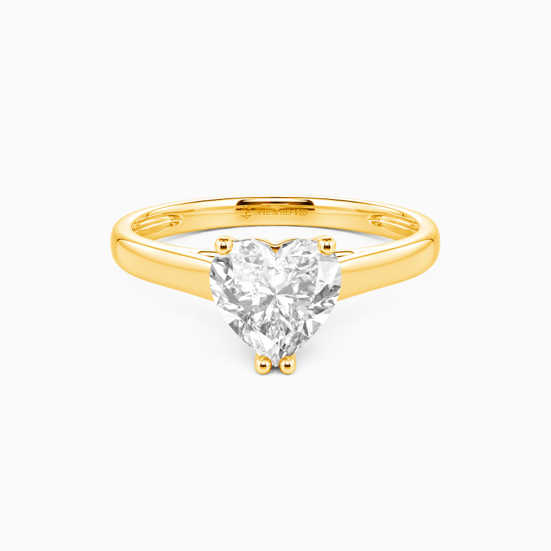 "Love Story" 1.2ct Heart Cut Solitaire Engagement Ring