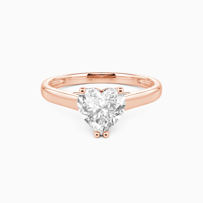 "Love Story" 1.5ct Heart Cut Solitaire Engagement Ring