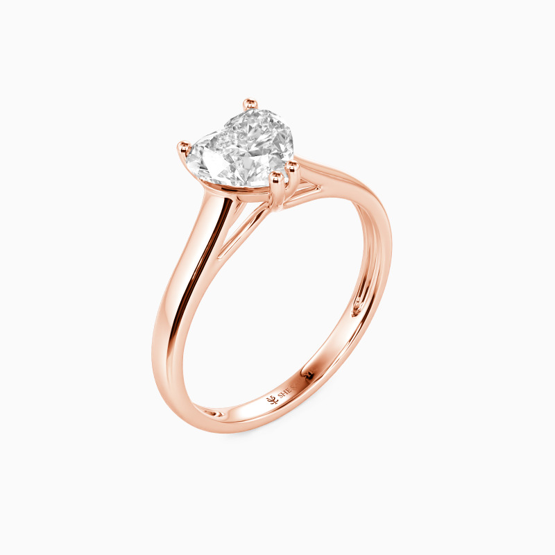 "Love Story" 1.5ct Heart Cut Solitaire Engagement Ring