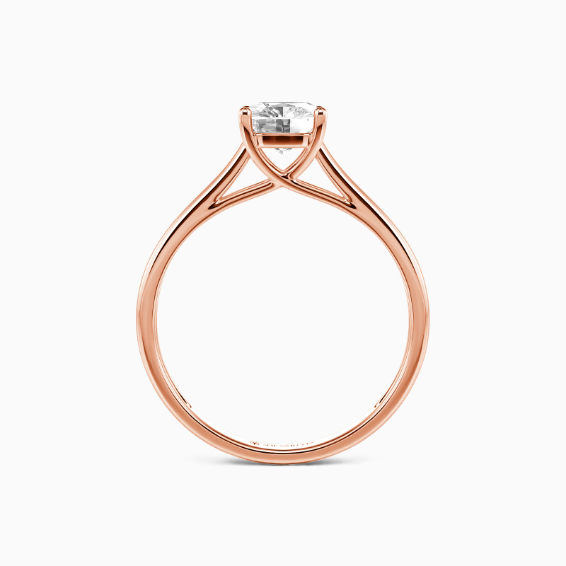 "Love Story" 2.5ct Cushion Cut Solitaire Engagement Ring