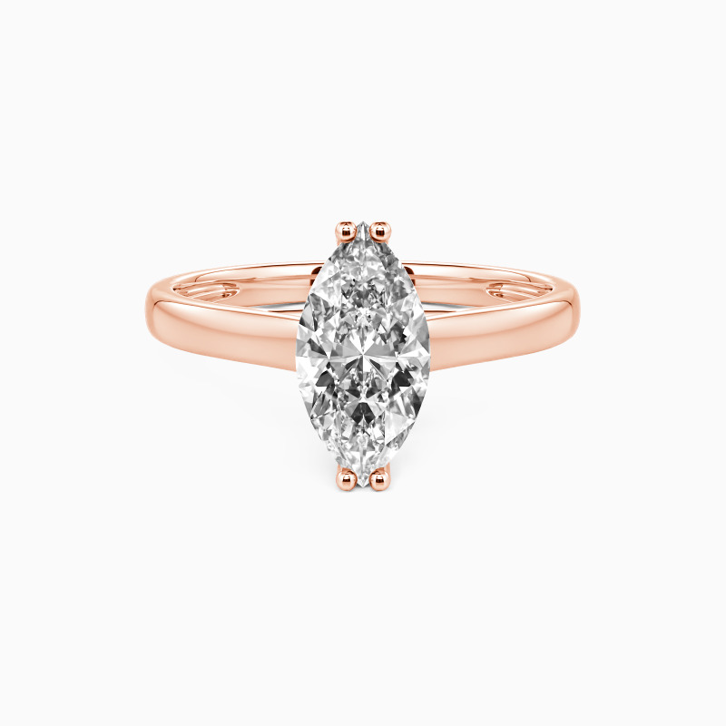 "Love Story" 1ct Marquise Cut Solitaire Engagement Ring