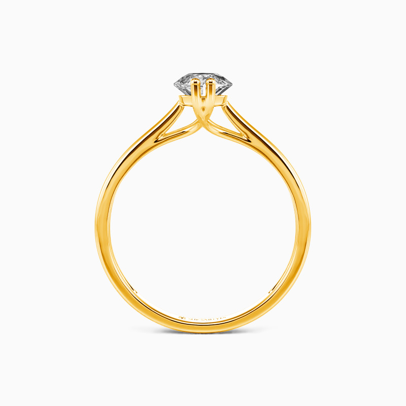 "Love Story" Marquise Cut Solitaire Engagement Ring