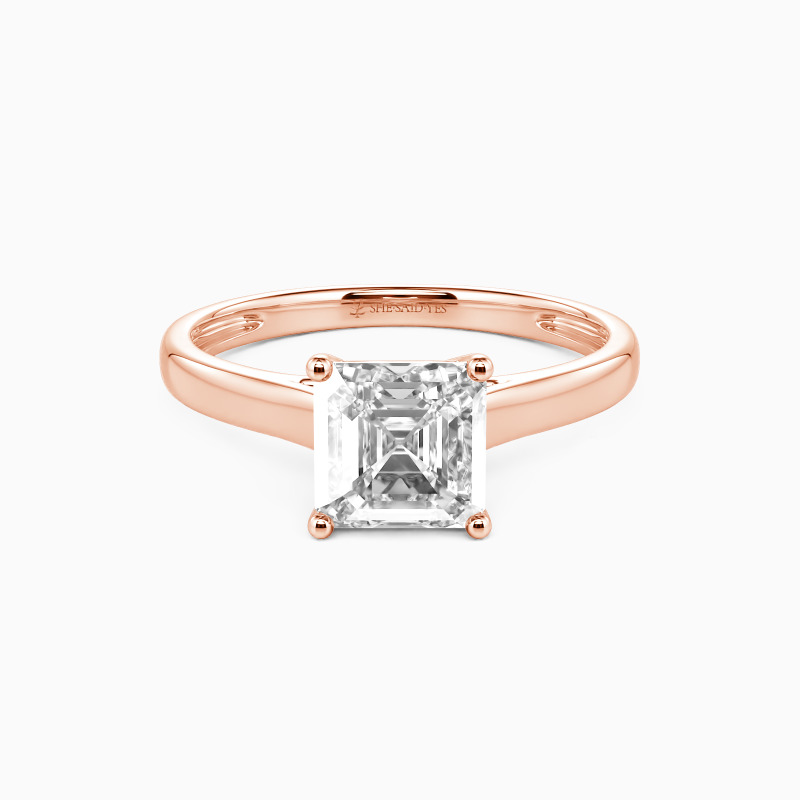 "Love Story" 1.5ct Asscher Cut Solitaire Engagement Ring