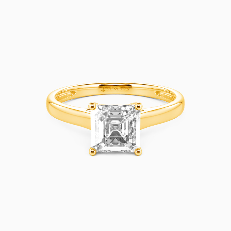"Love Story" 2ct Asscher Cut Solitaire Engagement Ring