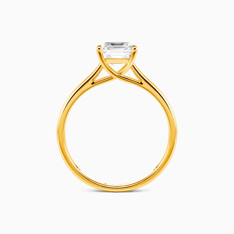 "Love Story" 2ct Asscher Cut Solitaire Engagement Ring