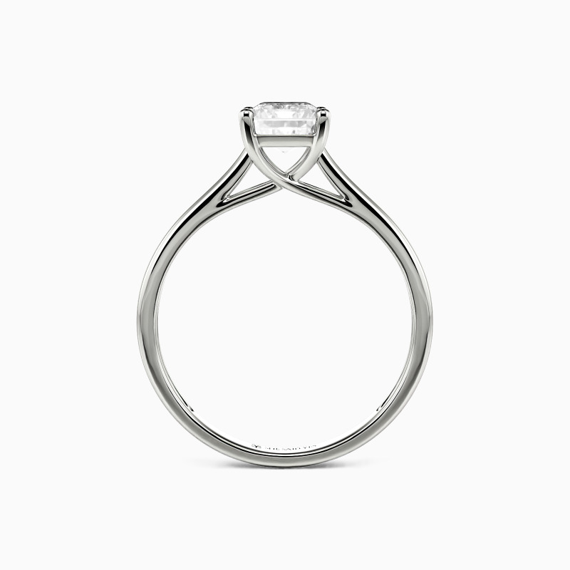 "Love Story" 2ct Emerald Cut Solitaire Engagement Ring