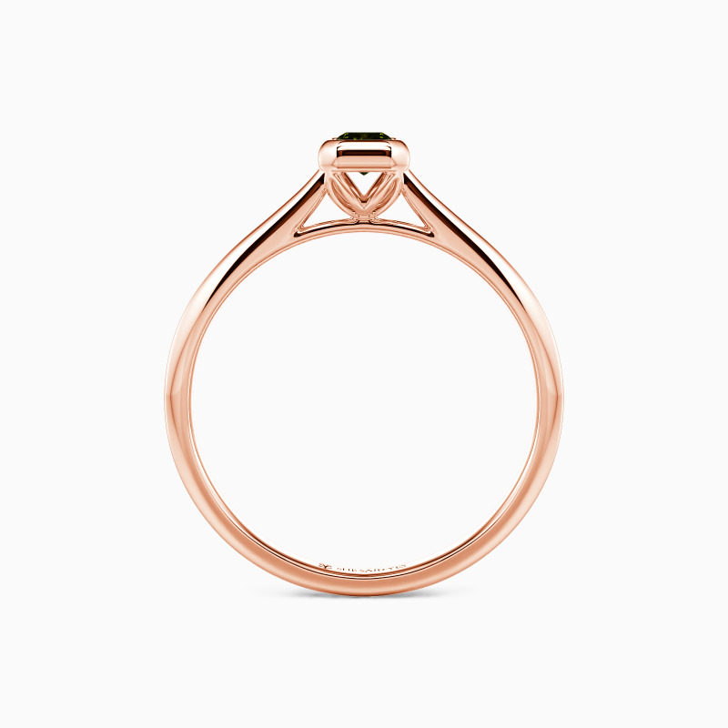 "The Affection Song" 0.4ct Radiant Cut Solitaire Engagement Ring