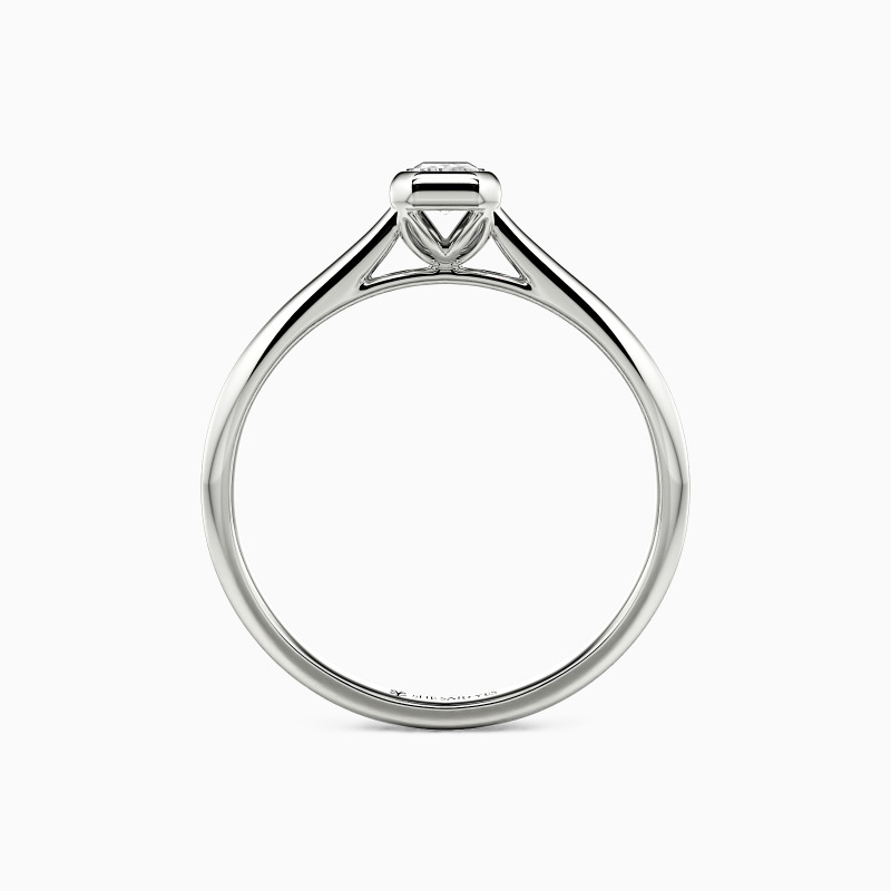 "The Affection Song" 0.4ct Radiant Cut Solitaire Engagement Ring