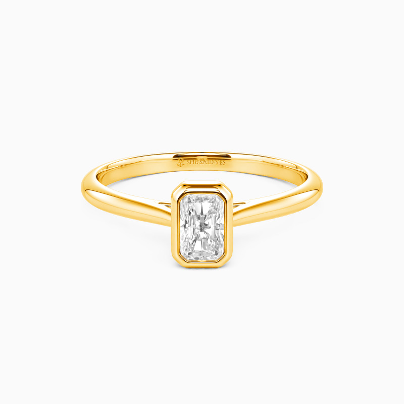 "Das Zärtlichkeitslied" Solitär-Verlobungsring 0,8 ct Radiant-Schliff