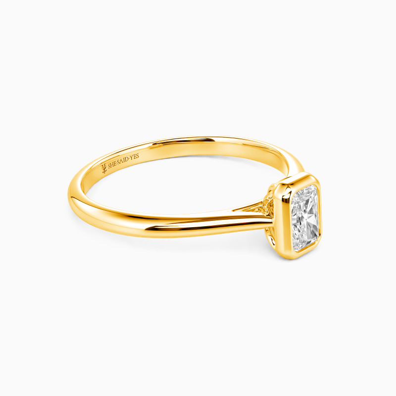 "Das Zärtlichkeitslied" Solitär-Verlobungsring 0,8 ct Radiant-Schliff