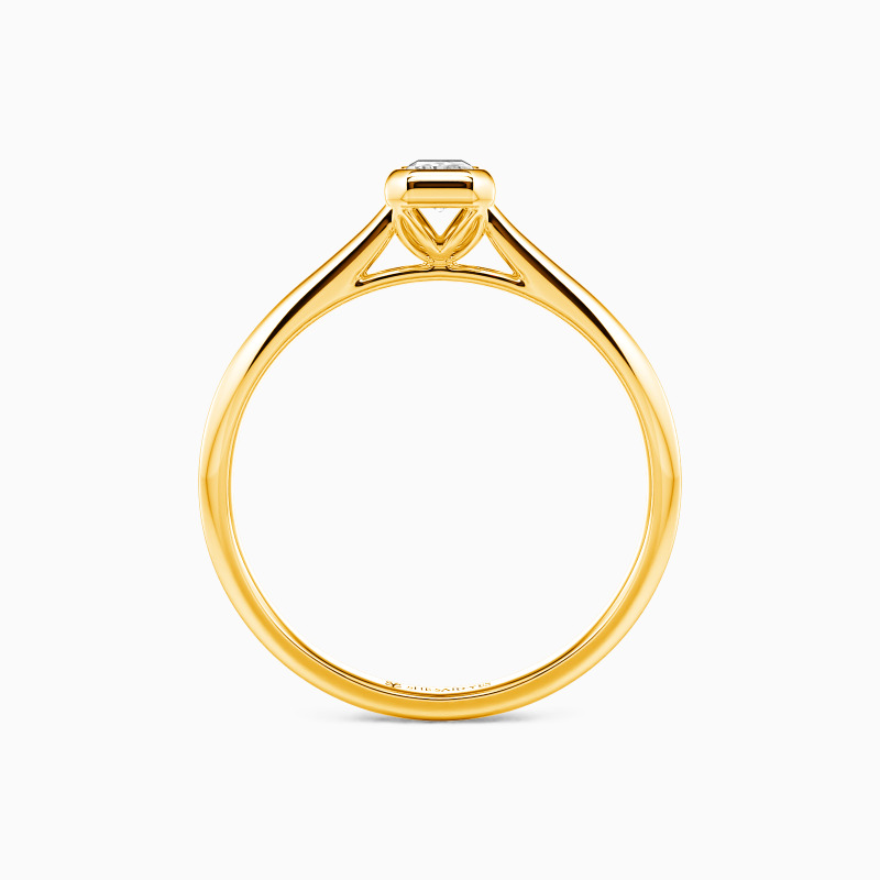 "Das Zärtlichkeitslied" Solitär-Verlobungsring 0,8 ct Radiant-Schliff