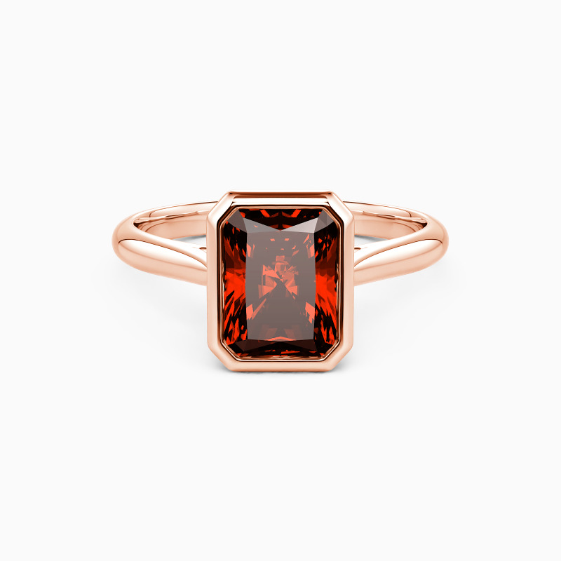 "The Affection Song" 2ct Radiant Cut Solitaire Engagement Ring