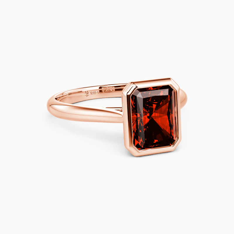 "The Affection Song" 2ct Radiant Cut Solitaire Engagement Ring