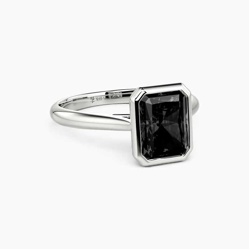 "The Affection Song" 2ct Radiant Cut Solitaire Engagement Ring
