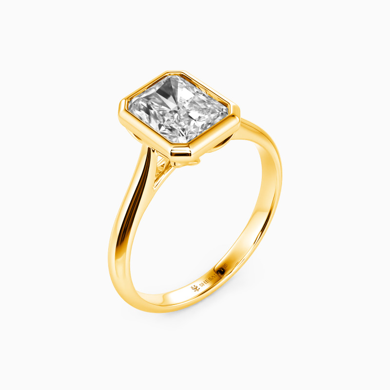 "The Affection Song" 2ct Radiant Cut Solitaire Engagement Ring