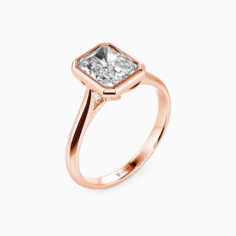 "The Affection Song" Radiant Cut Solitaire Engagement Ring
