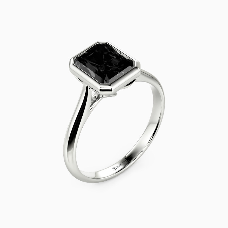 "The Affection Song" 2ct Radiant Cut Solitaire Engagement Ring