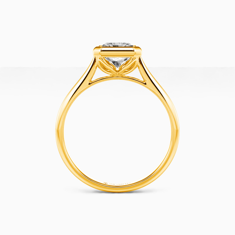 "The Affection Song" 2ct Radiant Cut Solitaire Engagement Ring