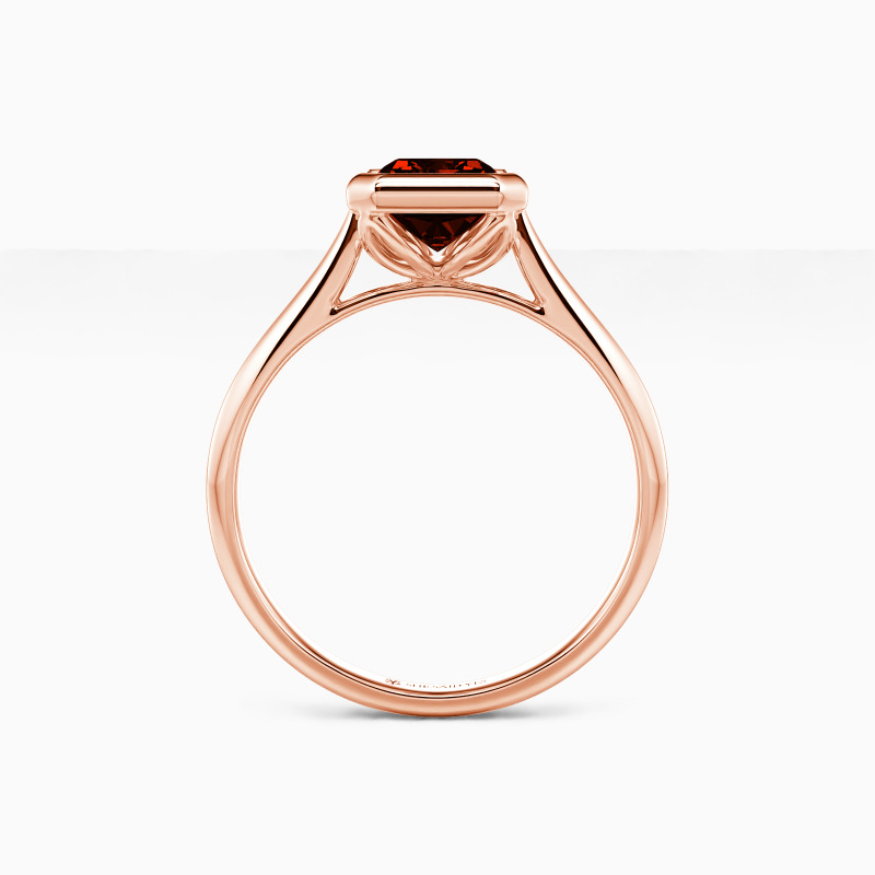 "The Affection Song" 2ct Radiant Cut Solitaire Engagement Ring