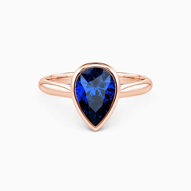 "Love Longing" Pear Cut Solitaire Engagement Ring