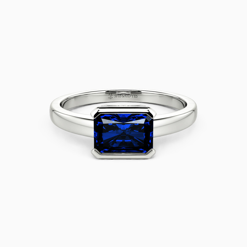 "Love and Adore" 1ct Radiant Cut Solitaire Engagement Ring