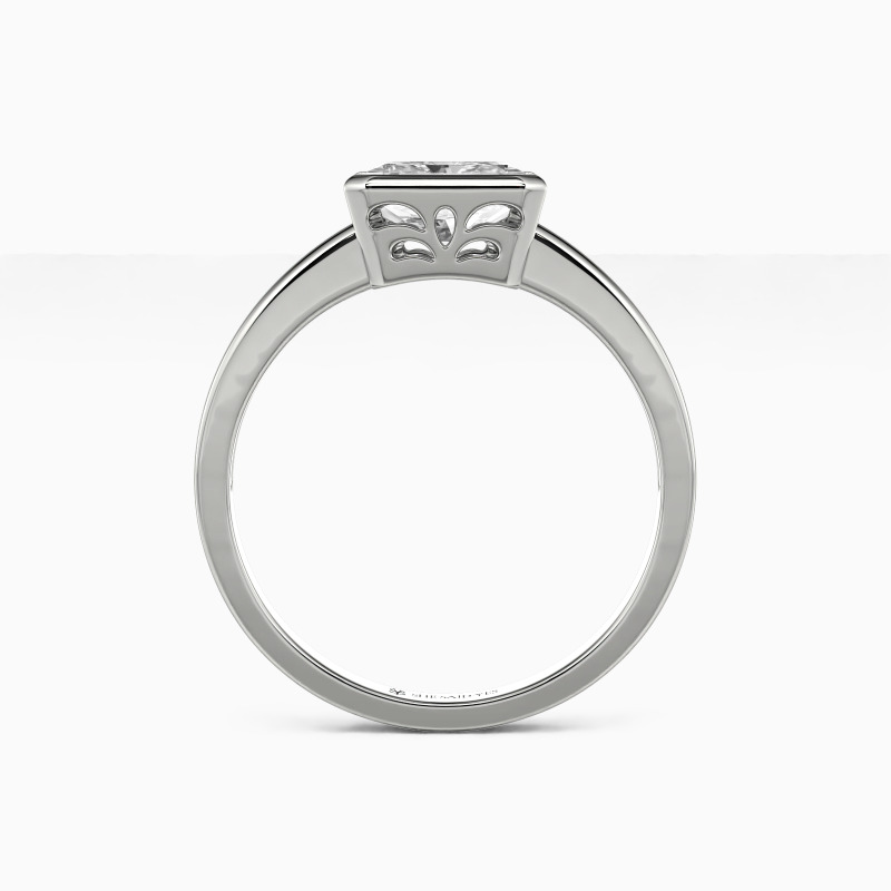 "Love And Adore" 1ct Radiant Cut Solitaire Engagement Ring
