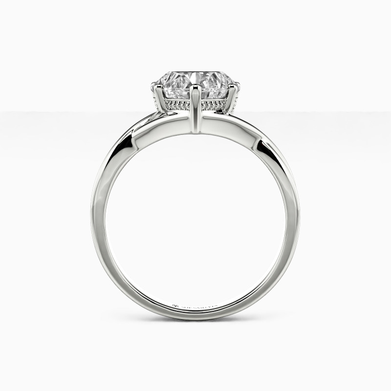 "Whisper Of The Heart" Heart Cut Solitaire Engagement Ring