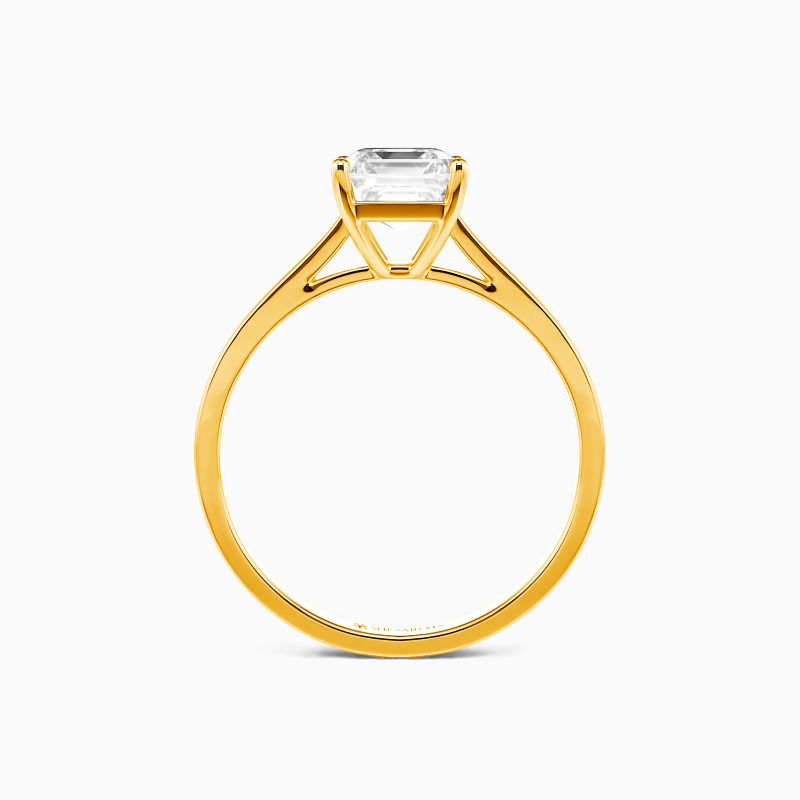 "Give You My All" 2ct Asscher Cut Solitaire Engagement Ring