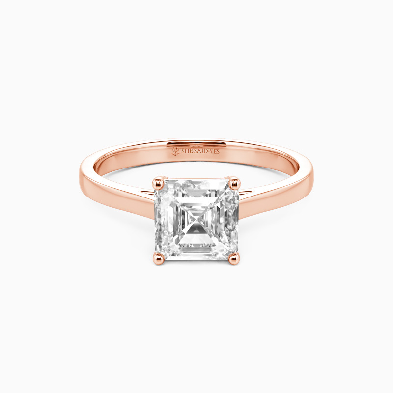 "Mein ganzes Sein" 2,5ct Asscher-Schliff Solitärring