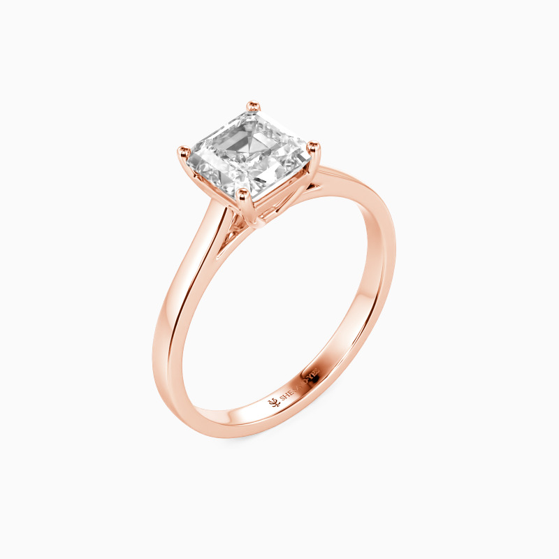 "Mein ganzes Sein" 2,5ct Asscher-Schliff Solitärring