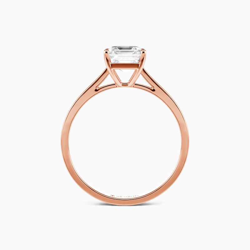 "Mein ganzes Sein" 2,5ct Asscher-Schliff Solitärring
