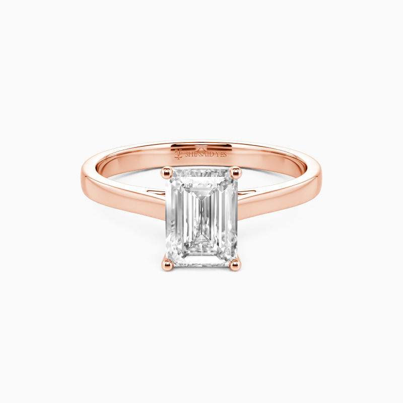 "Give You My All" 3ct Emerald Cut Solitaire Engagement Ring