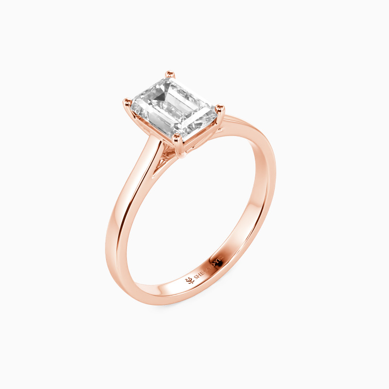 "Give You My All" 3ct Emerald Cut Solitaire Engagement Ring