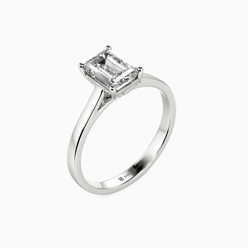 "Give You My All" Emerald Cut Solitaire Engagement Ring