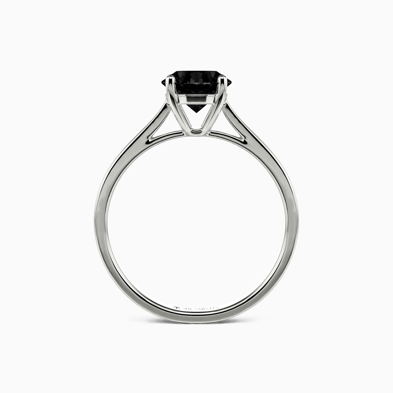 "Give You My All" Round Cut Solitaire Engagement Ring