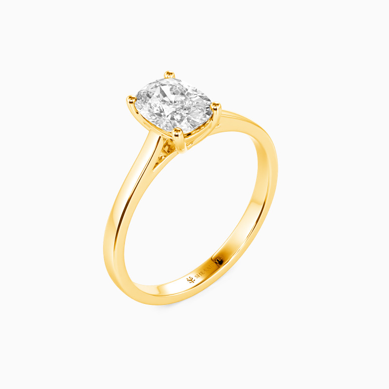 "Give You My All" 2ct Elongated Cushion Solitaire Engagement Ring